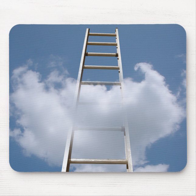 Ladder In Clouds Mouse Mat (Front)