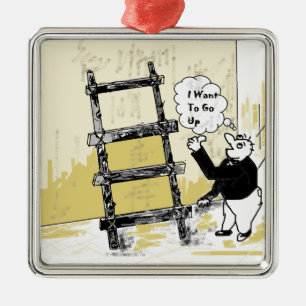 Ladder Metal Tree Decoration