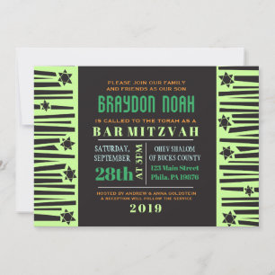 LADDER to the STARS Bar Bat Mitzvah Invitation