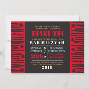 LADDER to the STARS Bar Bat Mitzvah Invitation