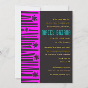 LADDER to the STARS Bar Bat Mitzvah Invitation