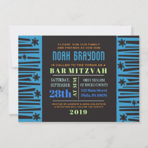 LADDER to the STARS Bar Bat Mitzvah Invitation