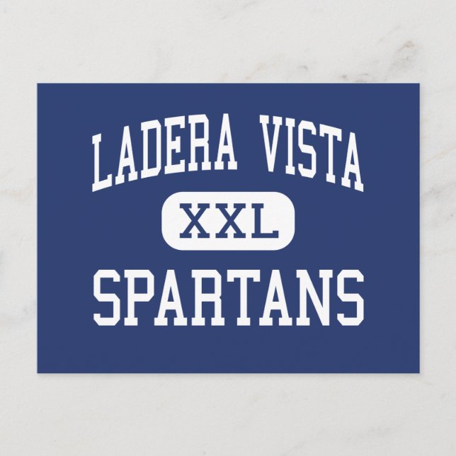 Ladera Vista - Spartans - Junior - Fullerton Postcard (Front)