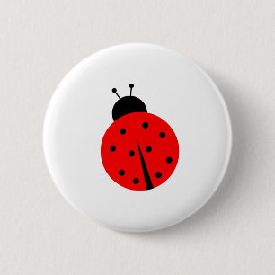 Ladiebug 6 Cm Round Badge