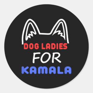 Ladies Are Voting Kamala Election Usa 2024 Classic Round Sticker