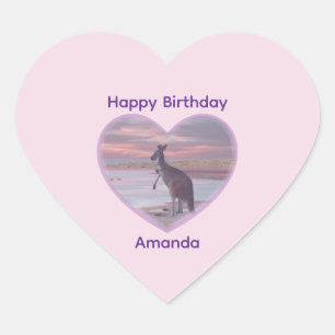 Ladies Called Amanda, Heart Sticker