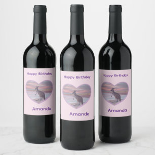 Ladies Called Amanda, Wine Label