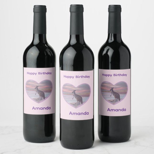 Ladies Called Amanda, Wine Label (Bottles)