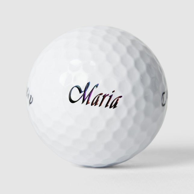 Ladies Called Maria, Golf Balls (Front)