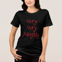 Ladies Christmas Tee - Naughty n Nice