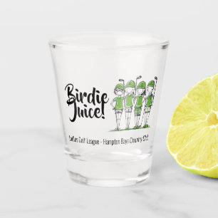 Ladies Customised Golf League Birdie Shot Glass
