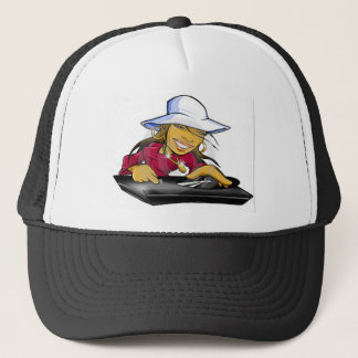 Ladies DJ Cap (white)