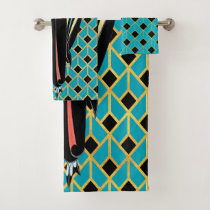 Ladies ERTE Bath Towel Set