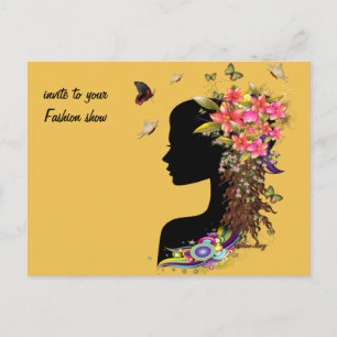 Ladies Fantasy Fashion Postcard