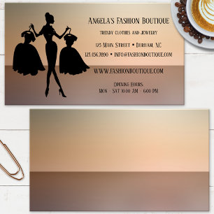 Ladies Fashion Retail Store Business Card