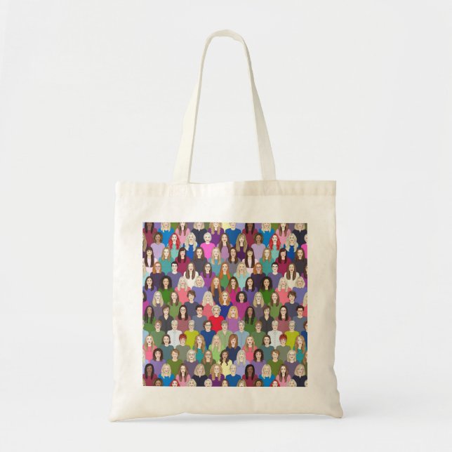 ladies & feminists tote bag (Front)