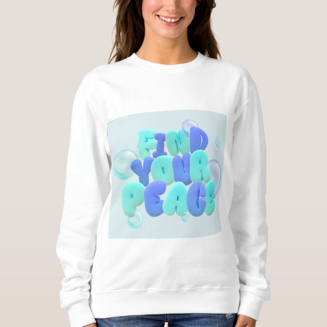 Ladies Find Your Peace Long Sleeve Top (Front)