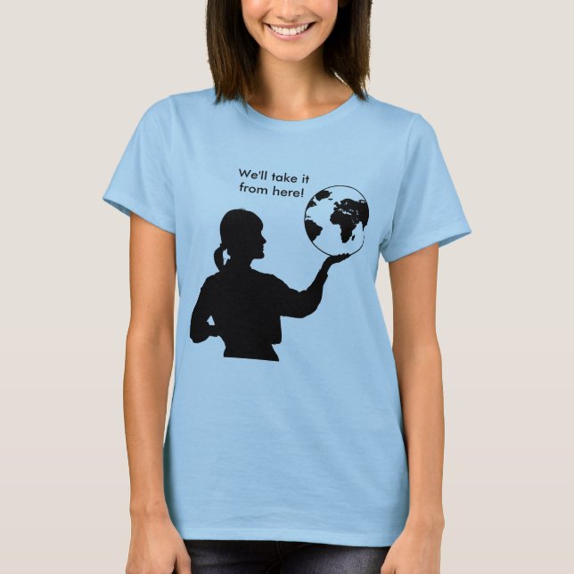 Ladies Flowy Circle Top (Front)