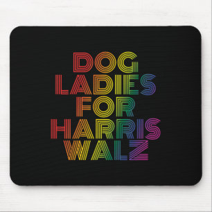Ladies For Harris Wheimer Retro Vintage Rainbow Mouse Mat