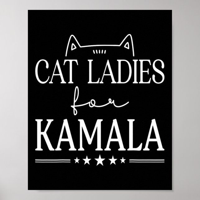 Ladies For Kamala Harris 2024  Poster (Front)