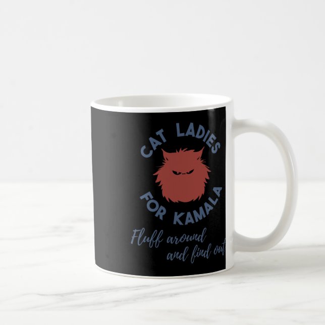 Ladies For Kamala Harris 2024 Presidential Campaig Coffee Mug (Right)