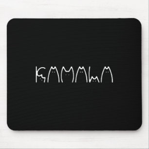 Ladies For Kamala Harris Cat Lettering 2024 Electi Mouse Mat