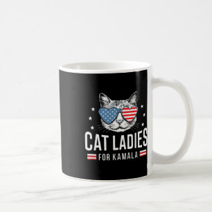 Ladies For Kamala Harris Democracy Voting Blue Pre Coffee Mug