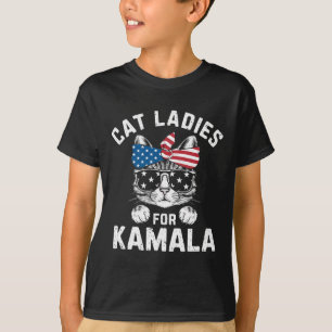 Ladies For Kamala Patriotic Support  T-Shirt