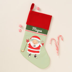 Ladies Golf Christmas Stocking
