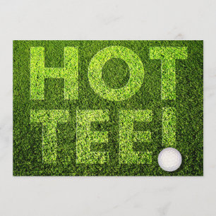 Ladies Golf "Hot-tee" Birthday Party Invitation