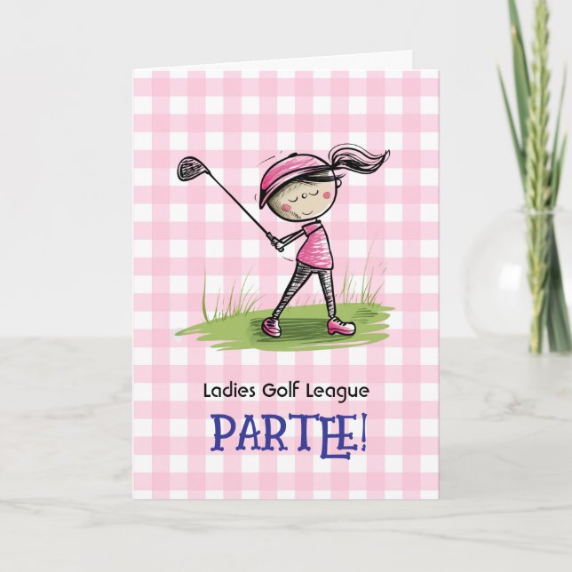 Ladies Golf League 5x7 Invitation (Front)
