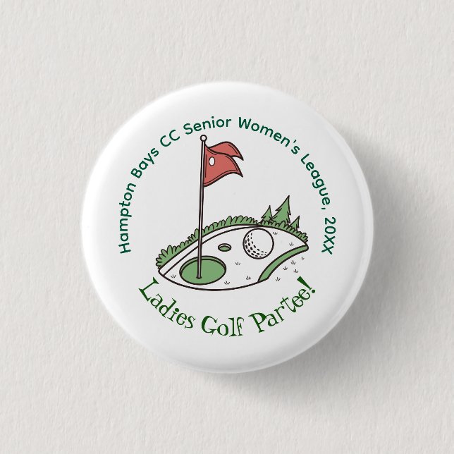 Ladies Golf League Celebration Button (Front)