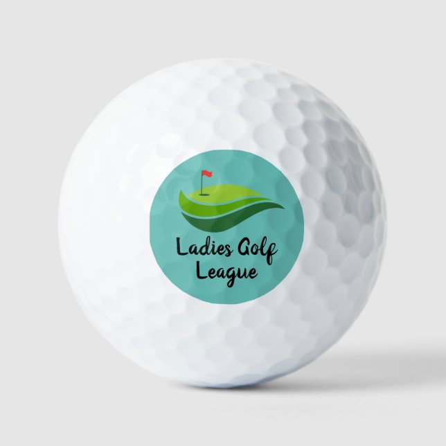 Ladies Golf League Custom Golf Ball (Front)