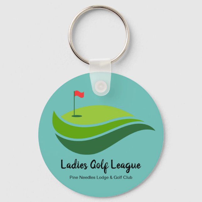 Ladies Golf League Party Favour Keychain (Front)