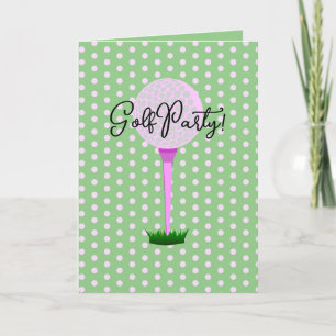 Ladies Golf League Party Invitation