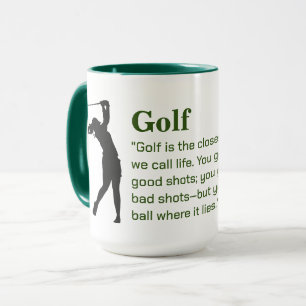 Ladies Golf Quote Mug 
