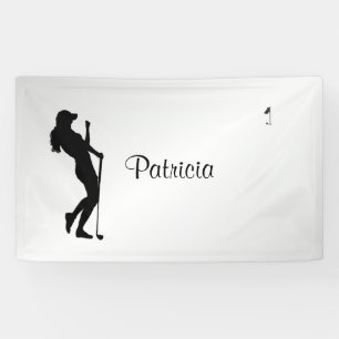 Ladies Golfer Personal  Banner