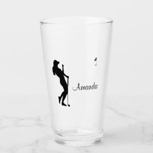 Ladies Golfer Personal  Glass