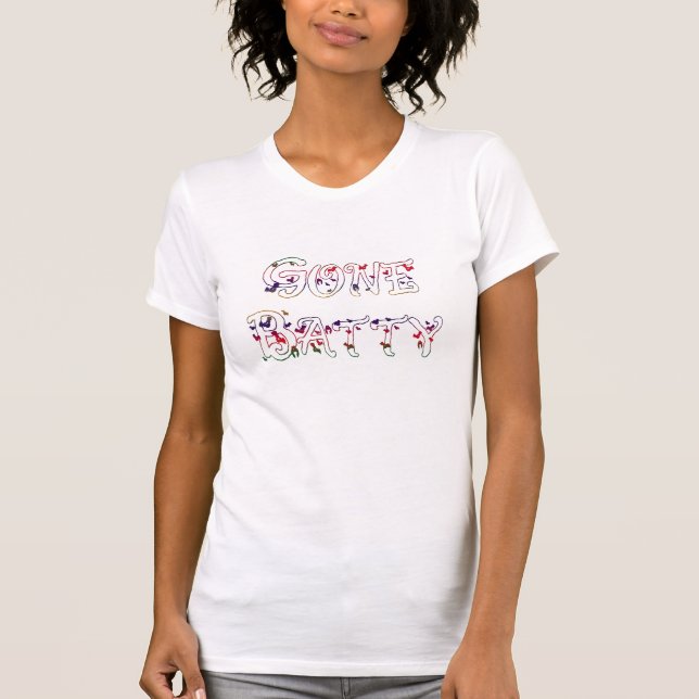 Ladies "Gone Batty" Basic T-shirt (Front)
