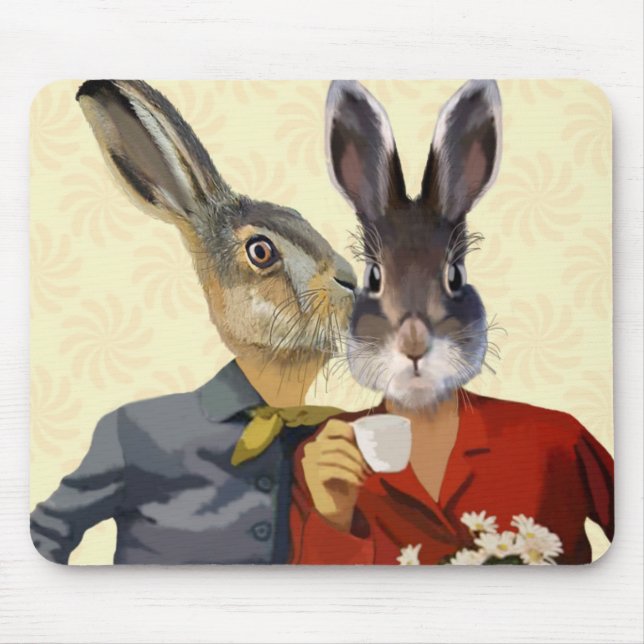 Ladies Gossiping Mouse Mat (Front)