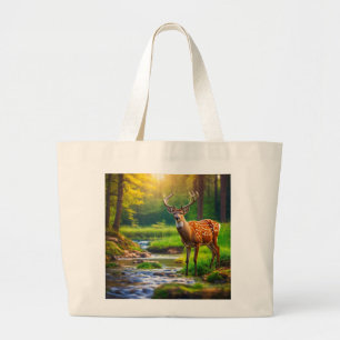 Ladies handbag sweet nature deer printed