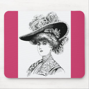 Ladies' Hat Mouse Pad