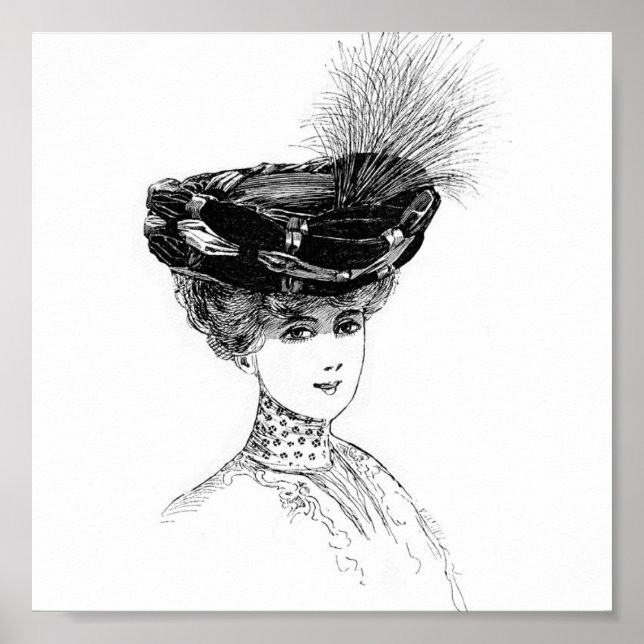 Ladies' Hat Poster (Front)