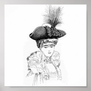 Ladies' Hat Poster