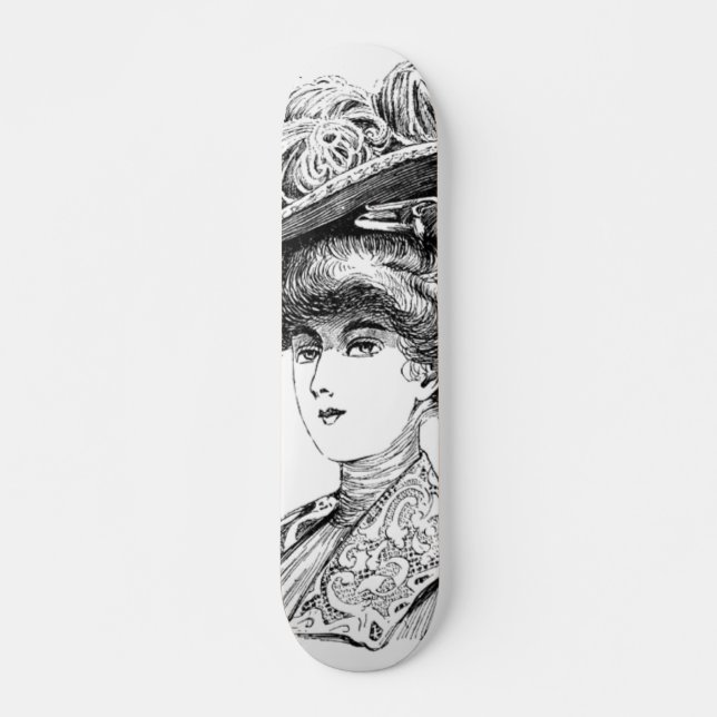 Ladies' Hat Skateboard (Front)