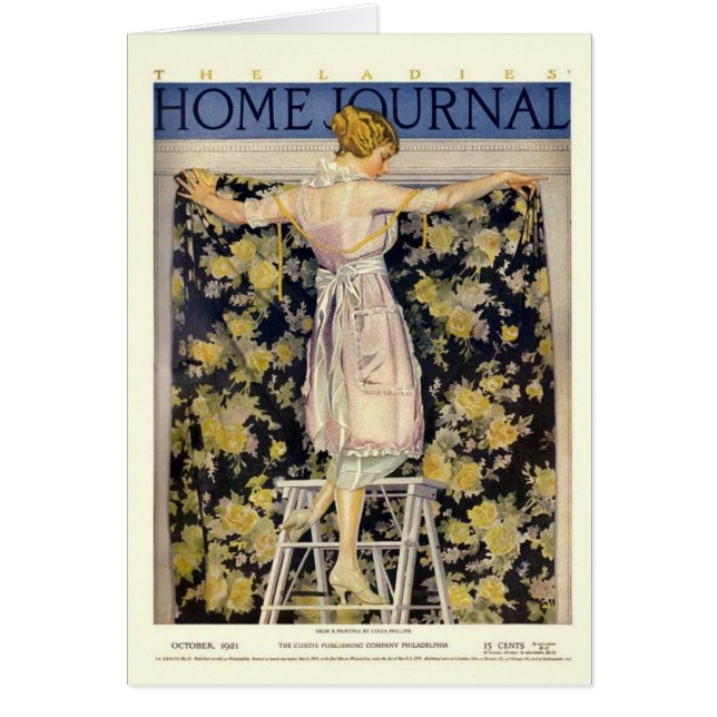 Ladies Home Journal 1921 cover by Coles Phillips (Front)