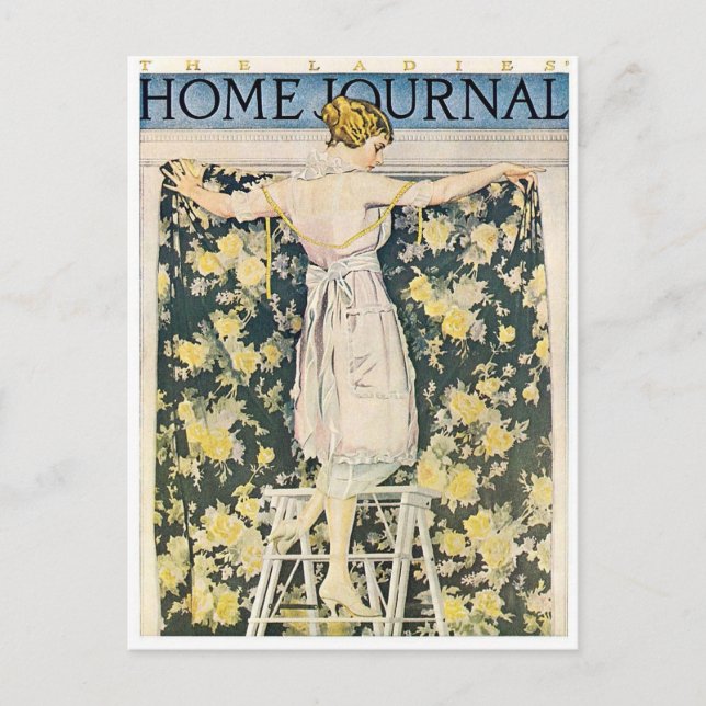 Ladies Home Journal 1921 cover by Coles Phillips Postcard (Front)