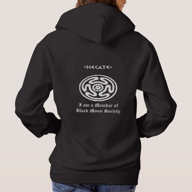 Ladies Hooded Hecate Sweatshirt (Back)