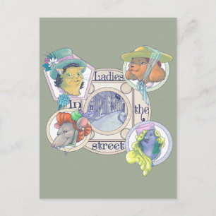 Ladies in the street Postcard