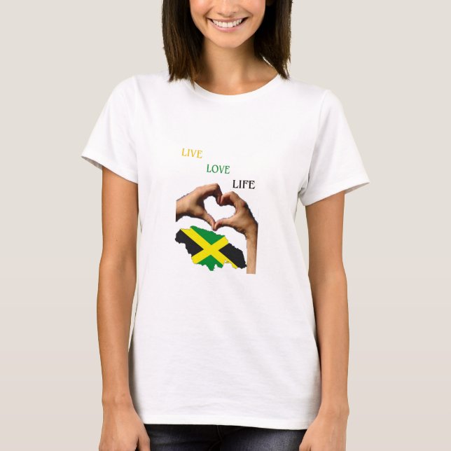 Ladies Jamaican blouse T-Shirt (Front)